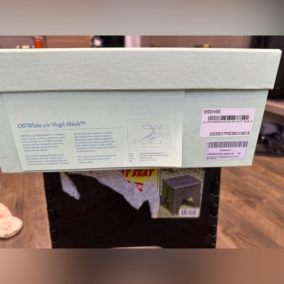 OFF-WHITE Blue High Off-Court 3.0 Sneakers - Picture 2 of 9